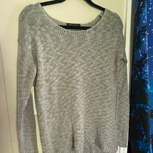 Slouchy Gray Sweater